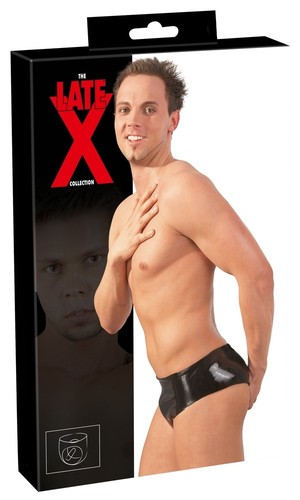 Latex slip mit - slip, anal