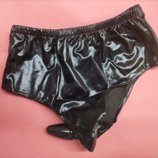 Kunstleder Höschen Slip Mit
