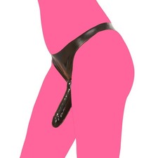 Latex Slip schwarz S-L mit