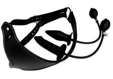 BDSM Leder Slip mit 2