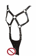 BDSM Leder Slip Harness Riemen